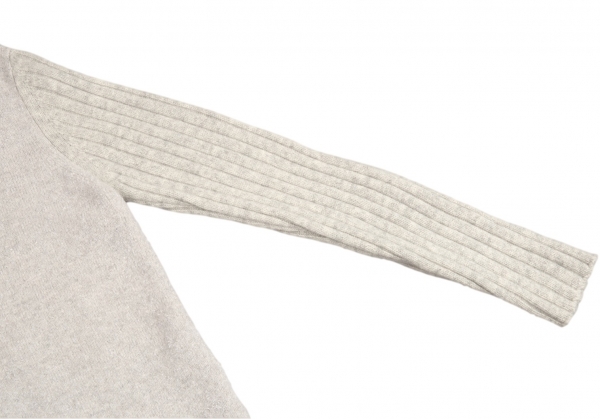Jean-Paul GAULTIER HOMME 1/2 Zip Switched Wool Knit Sweater