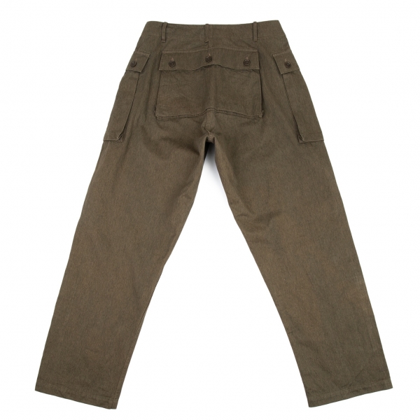 Nigel Cabourn M-44 Cotton Cargo Pants (Trousers) Khaki 36 | PLAYFUL