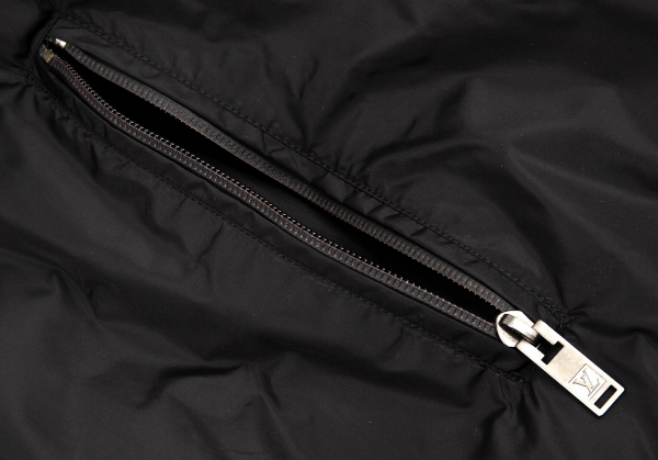 Louis Vuitton LV Ski Padded Nylon Jacket 1AF801, Black, 50
