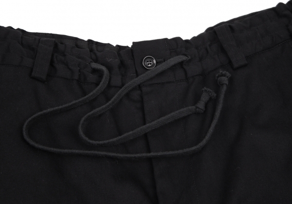サイトs'yte コットンツイル裾絞りバルーンパンツ 黒3