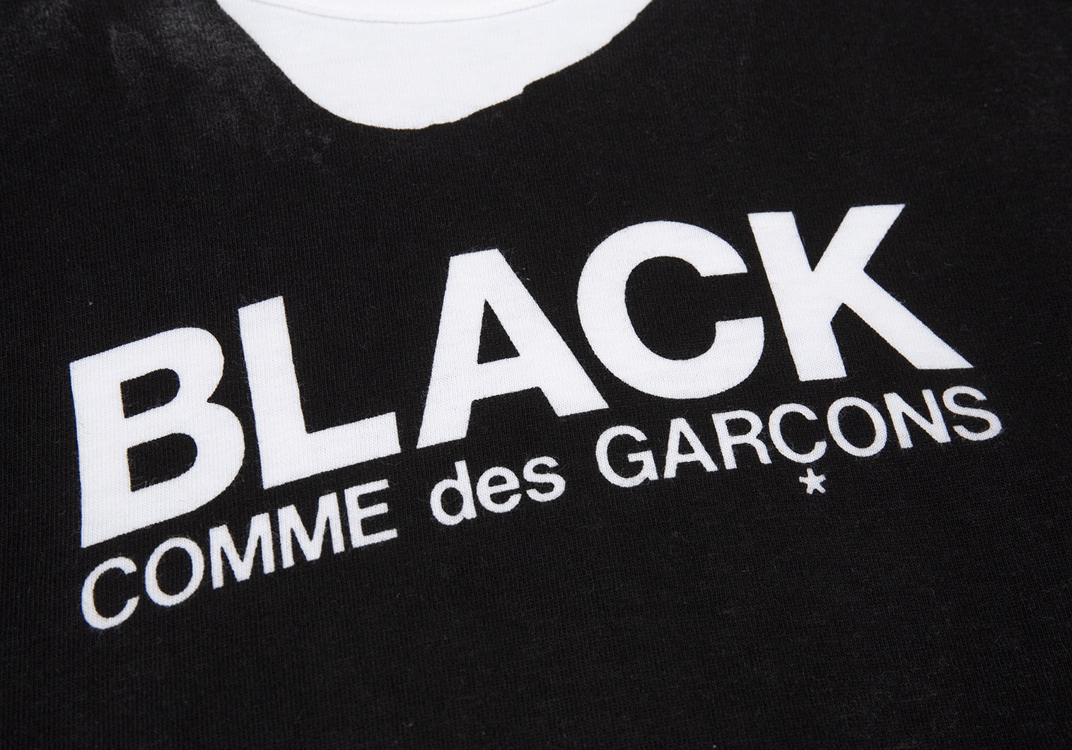 Tシャツ/カットソー(半袖/袖なし)COMME des GARCONS コムデギャルソン Tシャツ ロゴプリント クルーネック Tシャツ SZ-T013) CDG AD2018 ホワイト ブラック 白黒 M トップス カットソー 半袖 【メンズ】