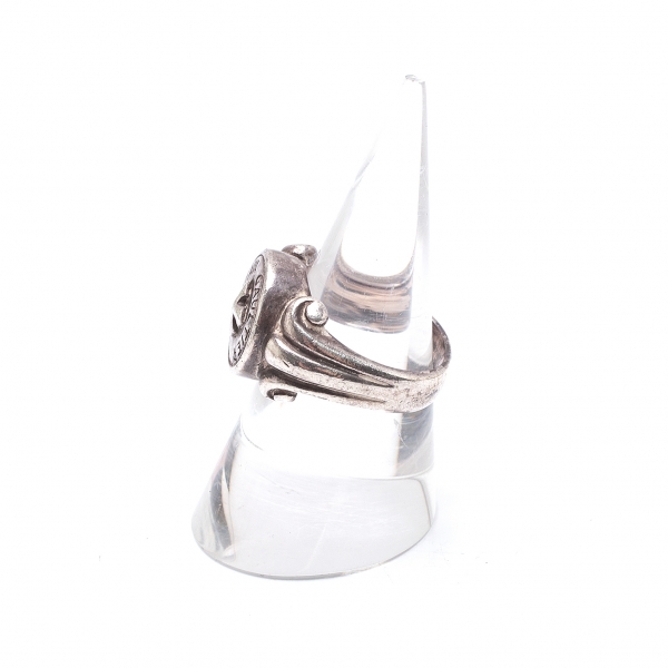 Jean-Paul GAULTIER Cross Design Silver Ring Silver About US 8 