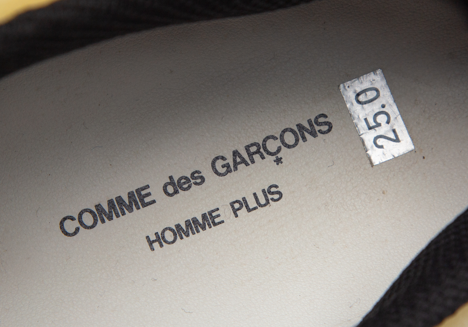 コムデギャルソン オムプリュスCOMME des GARCONS HOMME PLUS PVC切替