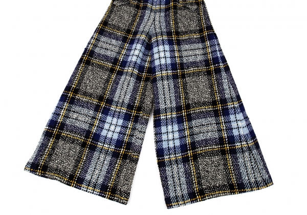 KEITA MARUYAMA Plaid Tweed Jumpsuit (Trousers) Multi-Color M | PLAYFUL