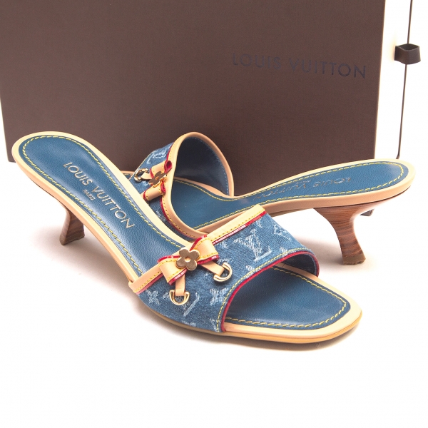 Sandales plates Louis Vuitton pour femme