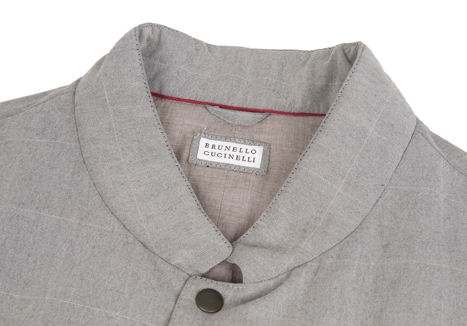 ブルネロクチネリBRUNELLO CUCINELLI ウインドウペンチェックダウン