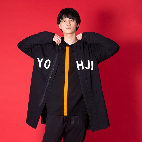 Adidas Y-3 ft Yohji Letters Baseball Shirt BLACK/OFF White