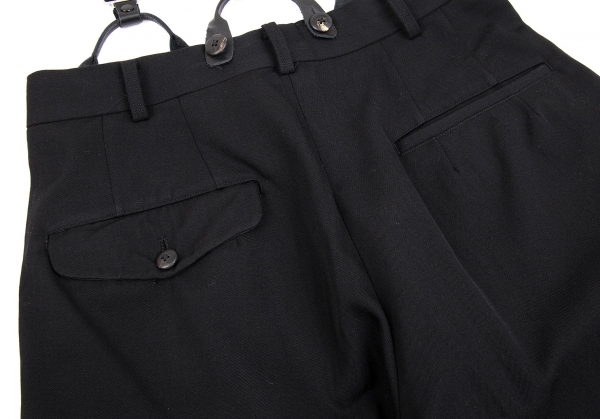 20KATSURAGI BAKER PANTS(S Black): Y's for men｜WILDSIDE YOHJI YAMAMOTO  [Official