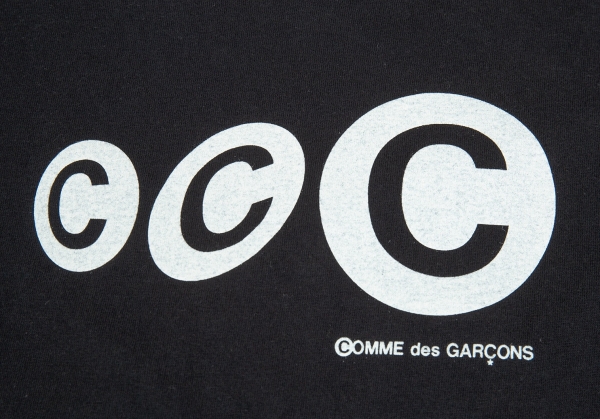コムデギャルソンCOMME des GARCONS 青山限定プリントTシャツ 黒M