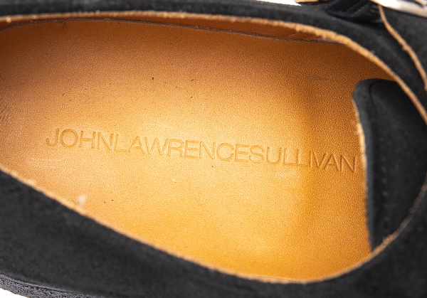 JOHN LAWRENCE SULLIVAN Double monks suede shoes Black US 7