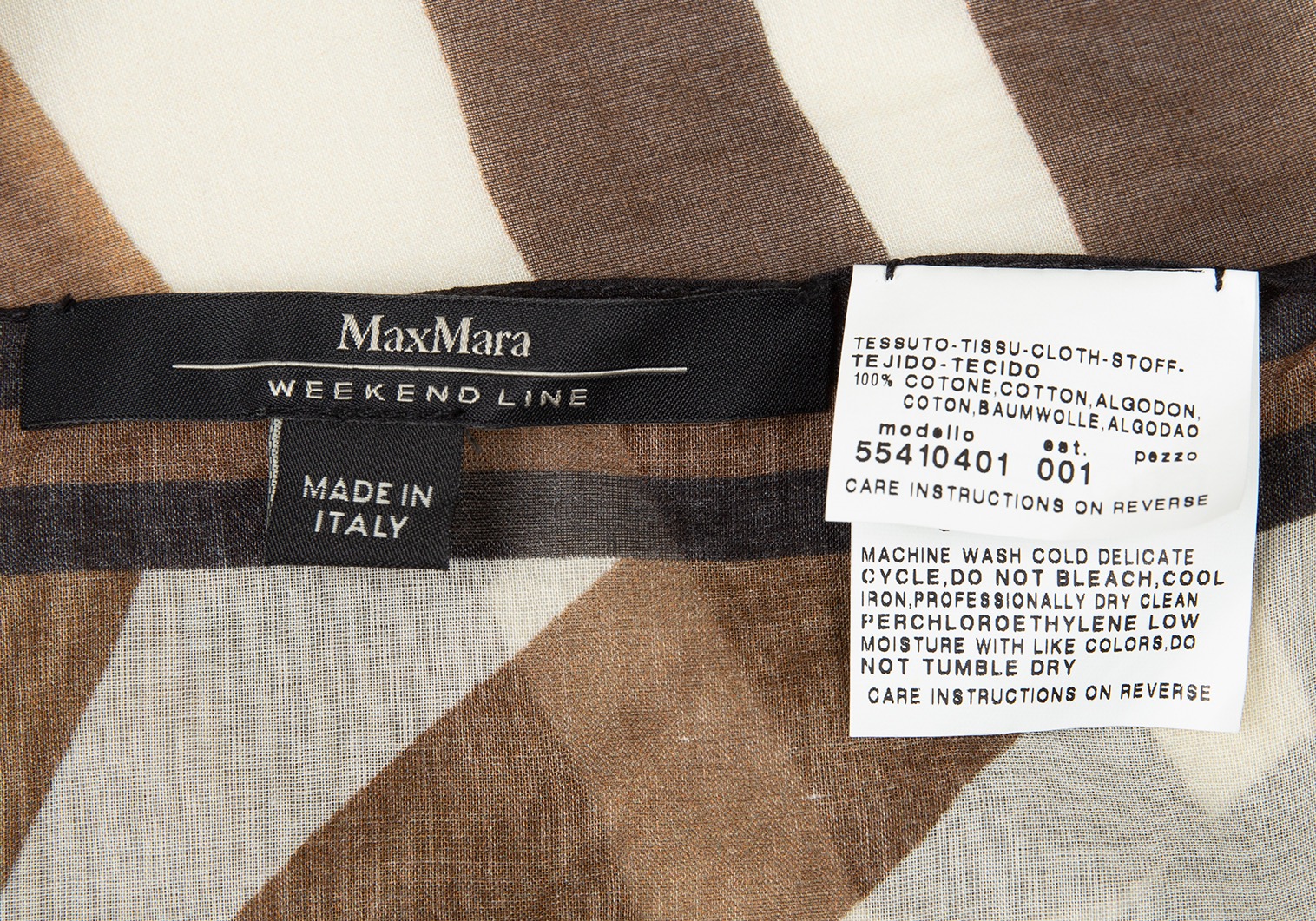 定番正規店美品　マックスマーラ（Max Mara）茶ブラウン系　パンツスーツ　40　Ｍ相当 パンツスーツ一般