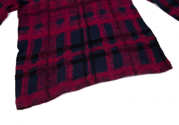 Navy, Red & Green Plaid Flannel Knit Basics