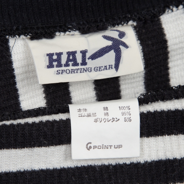 HAI SPORTING GEAR MIYAKE DESIGN STUDIO Striped Cardigan Black