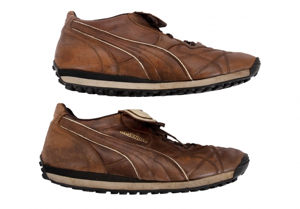 JIL SANDER PUMA KING Leather Sneakers (Trainers) Brown US 11 | PLAYFUL